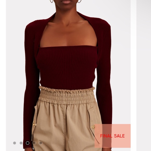 INTERMIX
Colbie Rib Knit Top size M - Picture 6 of 10